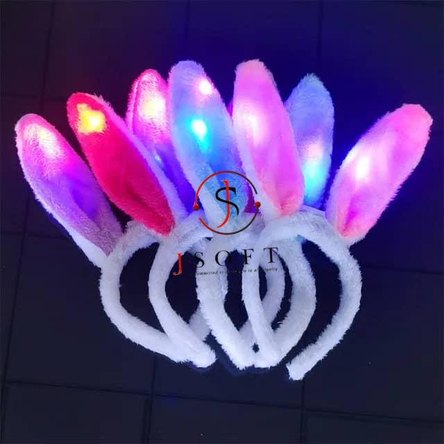 Glowing Rabbit Ears Headband
