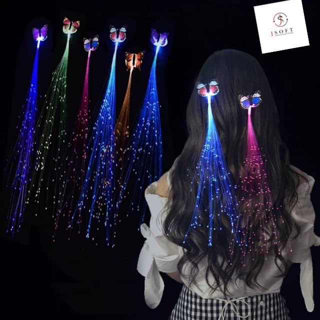 Luminous Butterfly Girl Hairclip