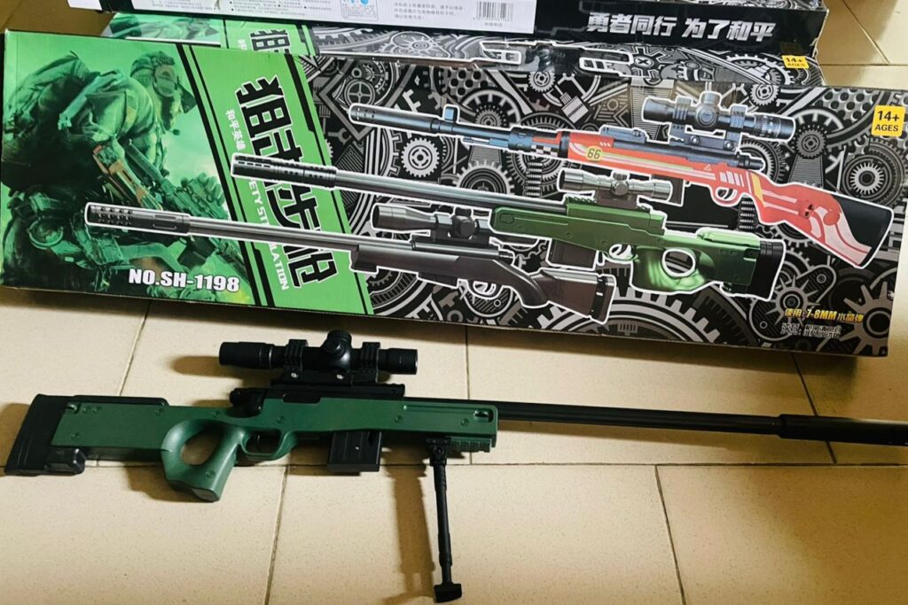 Elite Toy Sniper Rifle with Scope & Tripod – Realistic Design, Safe Play