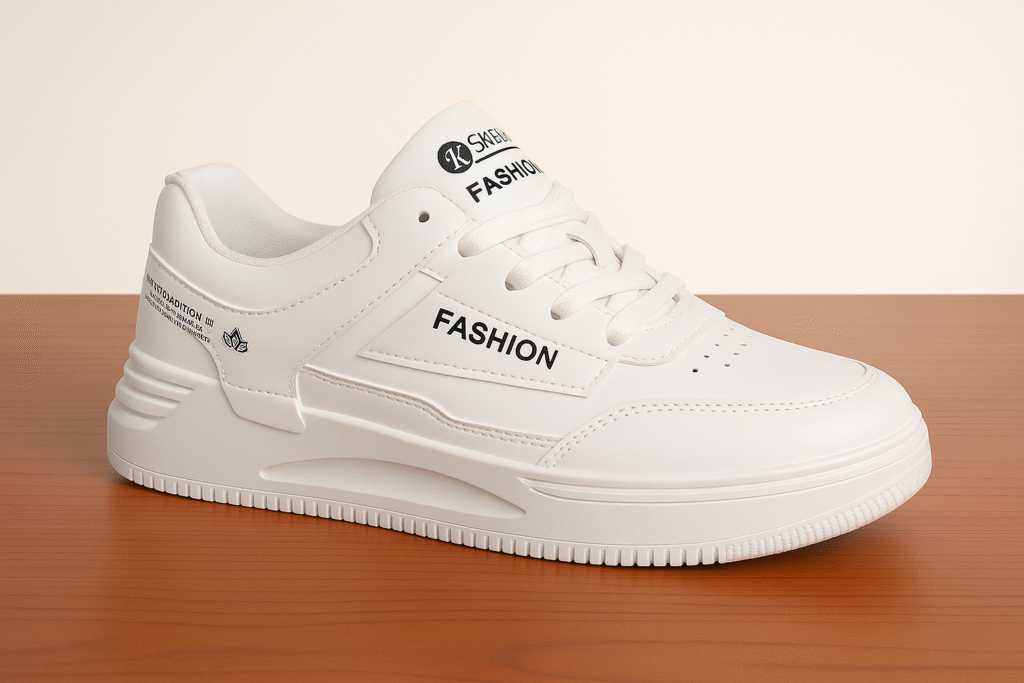K-Fashion Luxe White Sneakers
