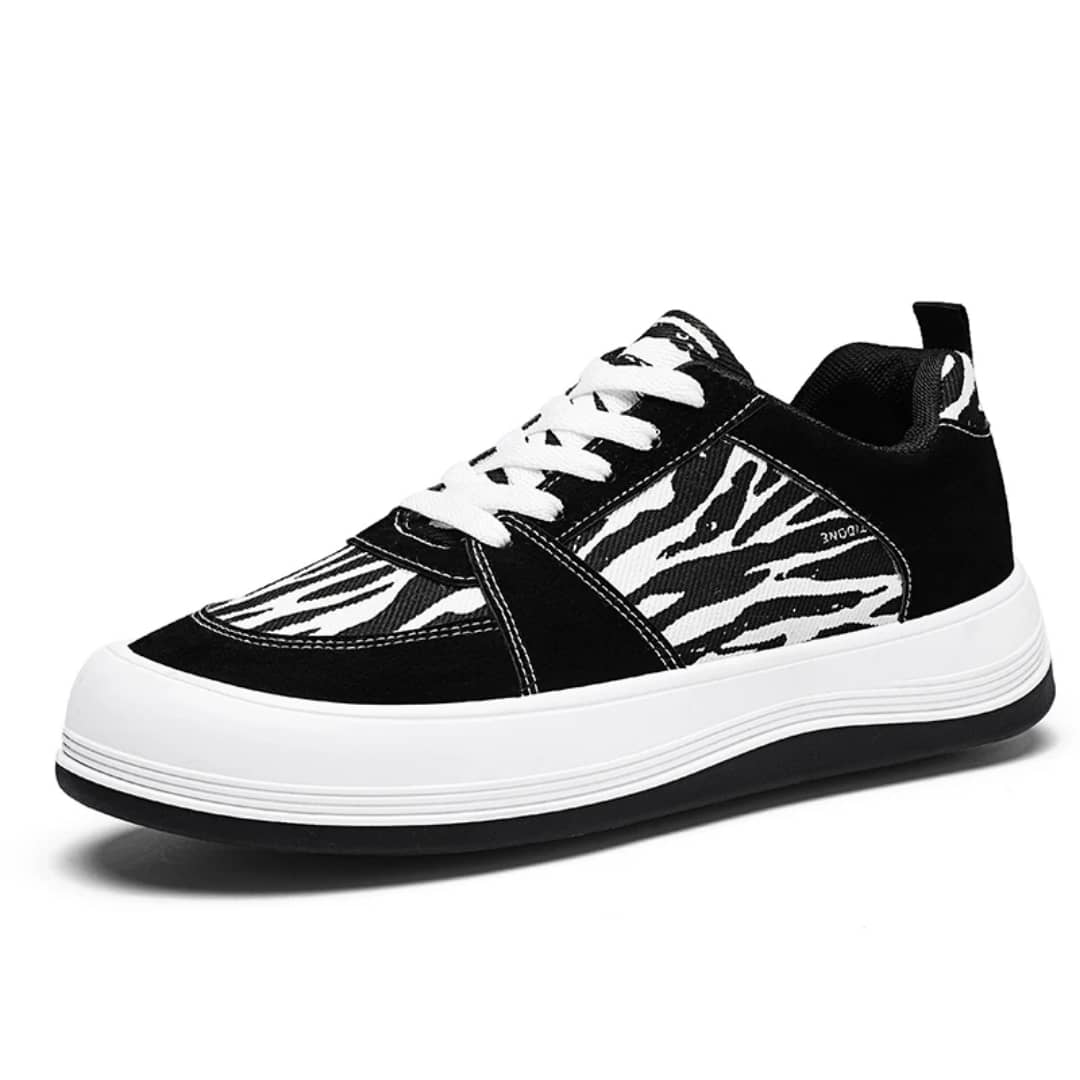 Monochrome Motion Sneakers - Image 4