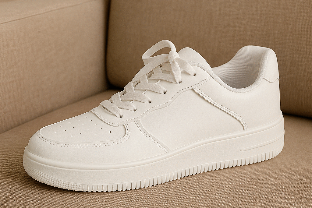 PureStep Classic White Low-Top Sneakers