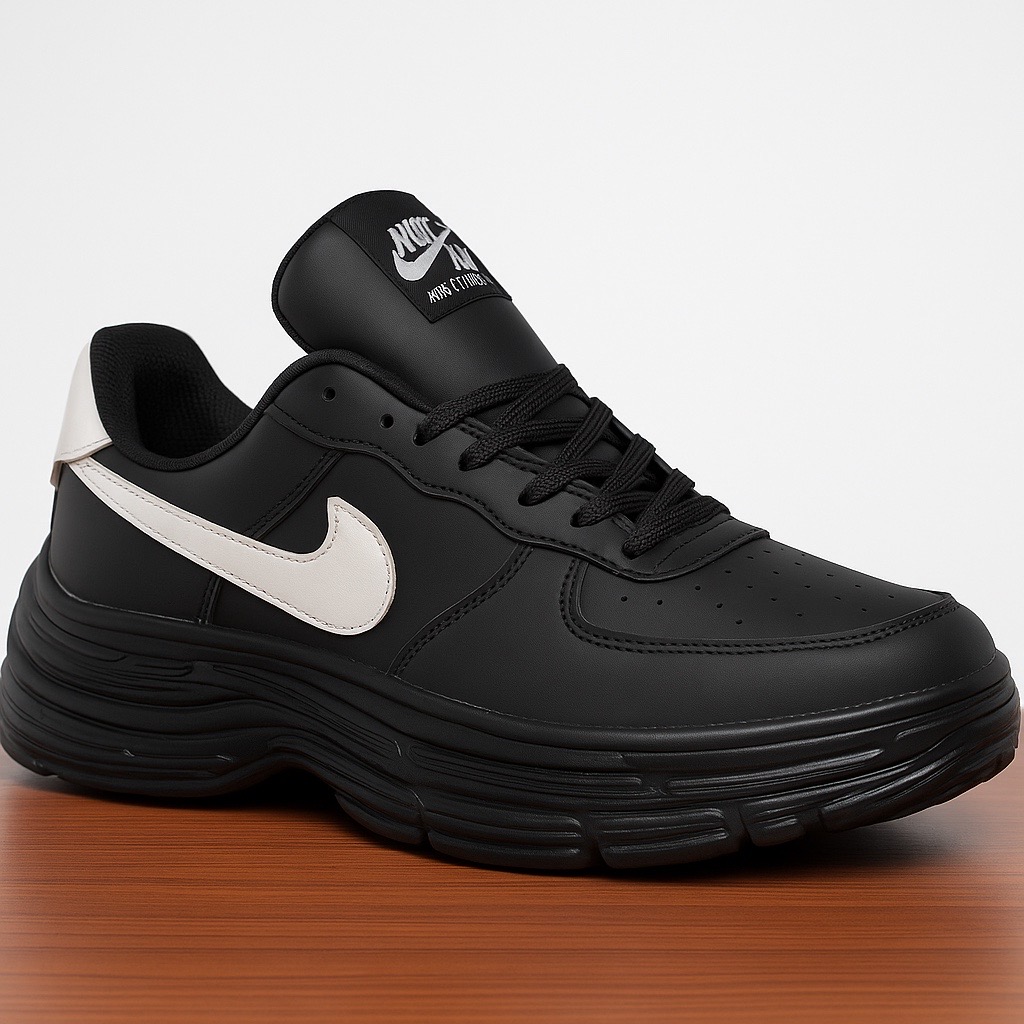 UrbanFlex Chunky Black & White Sneakers