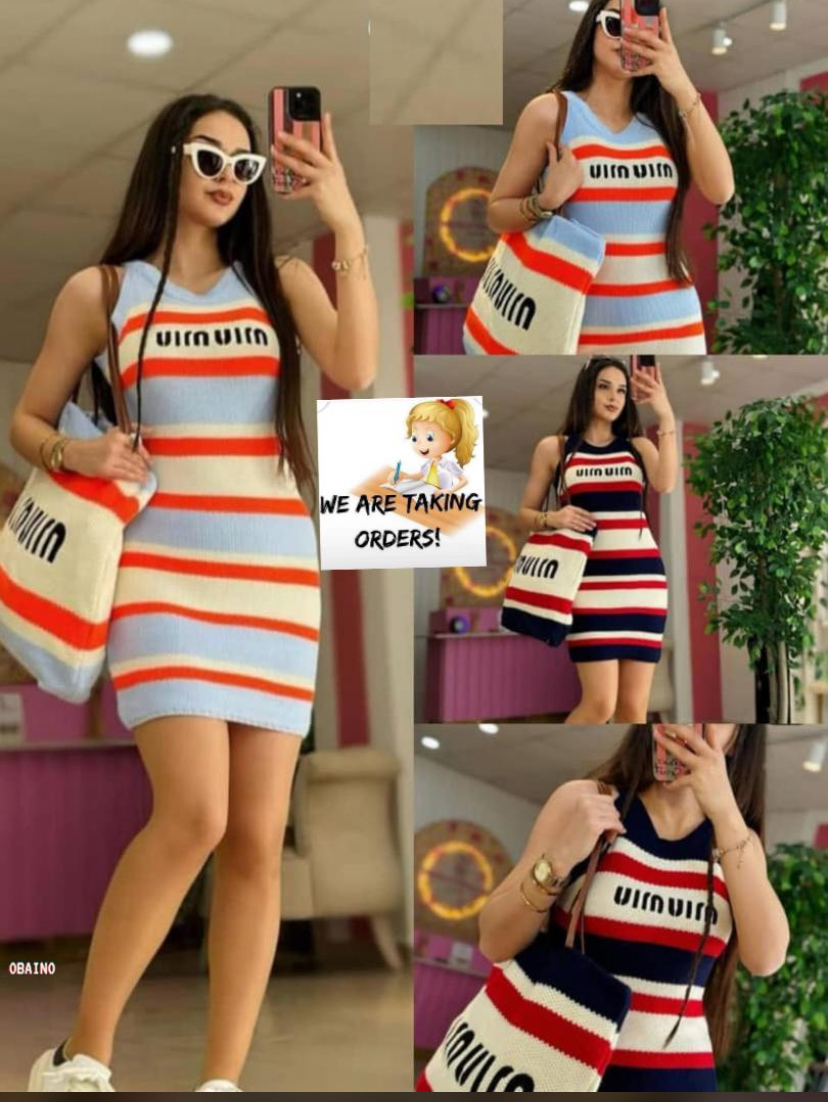 2 in 1 Miu Dress and Bag (Limited Stock)