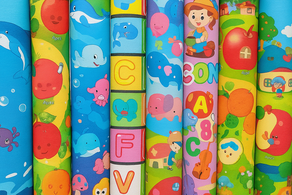 Extra Large Kids Play Mat – Thick, Waterproof & Reversible Baby Activity Mat | Soft Foam Floor Mat for Playroom & Nursery