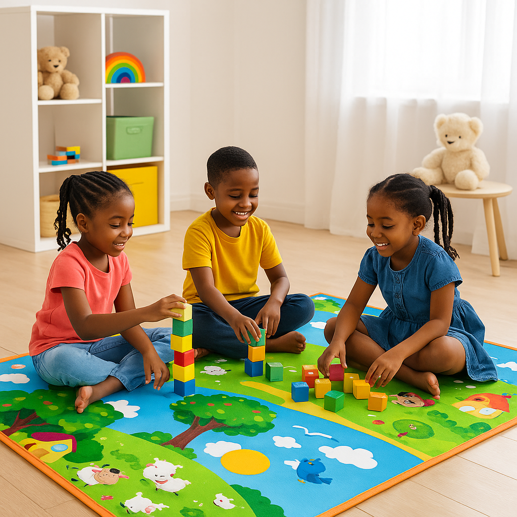 Extra Large Kids Play Mat – Thick, Waterproof & Reversible Baby Activity Mat | Soft Foam Floor Mat for Playroom & Nursery - Image 3